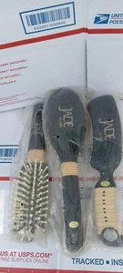 Set Of 3 NEW Jade Shape & Style Blow Dry Hair Brushes - Picture 1 of 13