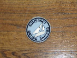 parche de vela, parche de patrón de carreras, somerset, maryland, nos, años 60 - Imagen 1 de 1