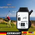 Watch Shaped Score Counter with Wristband Manual Counting Tool Golf Accessories