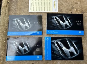 Honda Civic Sedan Owner's Manual 2006 And Others. 4 Books Total - Bild 1 von 3