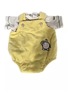De colección Parche Col Niños Amarillo Elefante Mameluco y Camiseta Blanca - Imagen 1 de 7