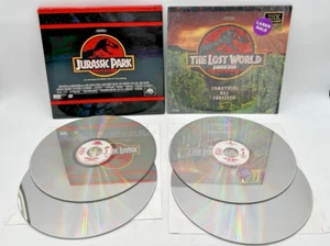 JURASSIC PARK LETTERBOXED & THE LOST WORLD WIDESCREEN LASERDISC LD - Picture 1 of 16