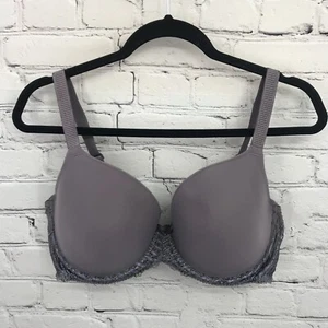 Wacoal Bra Womens 38DDD T-Shirt La Femme Underwire Adjustable Strap 853117 Gray - Picture 1 of 11
