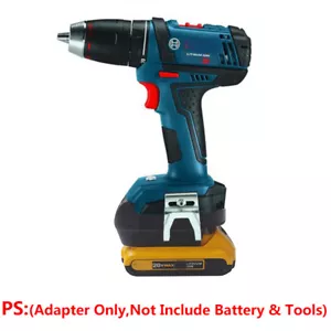 1x für Bosch 18 V blau Werkzeug Adapter für DEWALT 20V MAX Schieberegler Li-Ionen Batterien - Bild 1 von 3