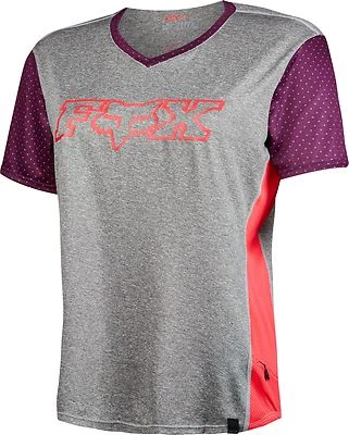 Camiseta deportiva Fox Racing para mujer Indicador s/s brezo grafito Foto 1 de 2