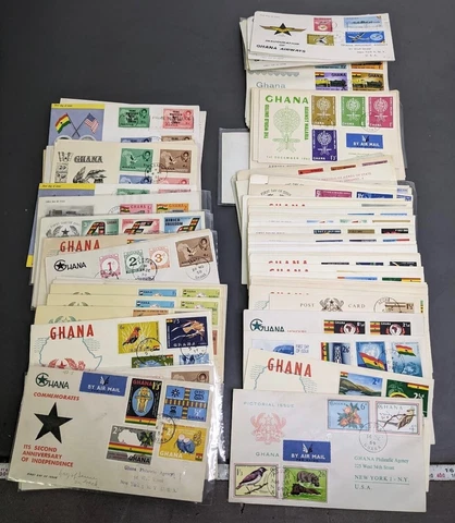 Lot 88 First Day of Issue Cover GHANA 1958-1965 Africa Postage Stamp 1950s 1960s Cover