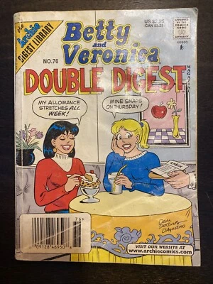 Betty and Veronica Double Digest Magazine #76- Archie Digest Library - Image 1 of 4