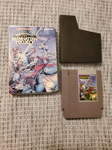NINTENDO TMNT Teenage Mutant Ninja Turtles III 3 The Manhattan Project NES Game - Picture 1 of 2