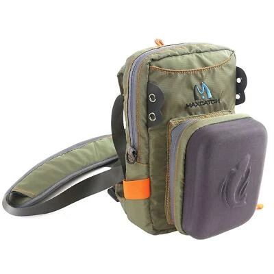 Bench Light Weight Adjustable Fly Fishing Chest Pack Multiple Pockets - Image 1 of 4