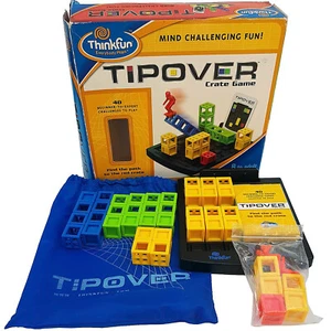 ThinkFun Tipover Tip Over Crate Logic Puzzle Game Strategy Challenge Stem 8+ - Picture 1 of 24