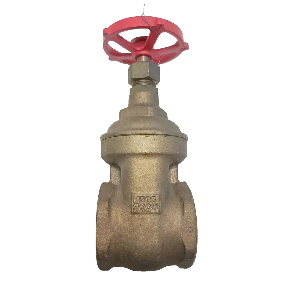 Milwaukee Valve Bronze Globe Valve Fig 1140 150 S.W.P. 300 W.O.G.   - Image 1 of 4