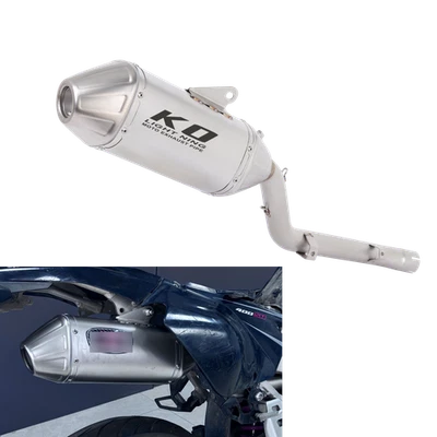 Sistema de silenciador de tubo medio de escape deslizante para Suzuki DRZ400S DRZ400E DRZ400SM 2000-24 - Imagen 1 de 4