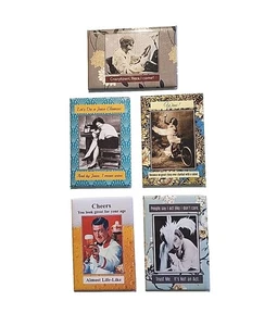 5 Wine Girly Vtg Celebrity Frig Magnet Crazy Wino Funny Saying Magnets Comedy € - Picture 1 of 11