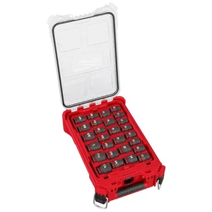 Milwaukee 49-66-6804 SHOCKWAVE 1/2” Impact Duty Socket MM PACKOUT Set - 27 PC - Picture 1 of 10