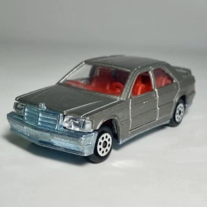 Majorette #231 Mercedes 190 E 2.3-16 1:59 (~1:64) Diecast Diorama Model Car Gray - Picture 1 of 13
