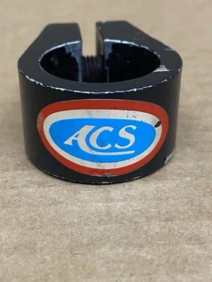 Braçadeira de assento Acs Vintage BMX preta GT04712 ciclismo - Imagem 1 de 4