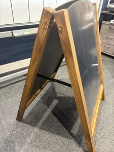 Point of Purchase Chalkboard Sign - Reversible Panels 600mm x 780mm - Picture 1 of 3