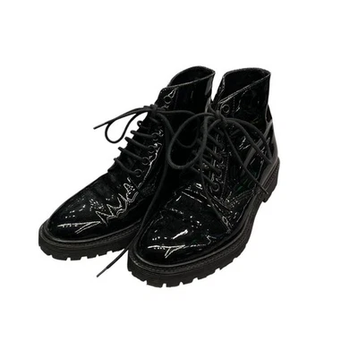 Botas SAINT LAURENT PARIS para mujer talla 36 charol negro Foto 1 de 4