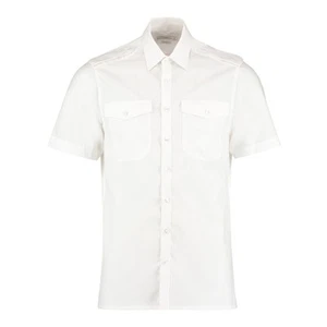 Kustom Kit Camicia da Pilota Conforme alla Taglia Maniche Corte Uomo - Foto 1 di 2