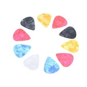 10x 0.46Mm Acoustic Bulk Celluloid Electric Smooth Guitar Pick Plectrum A9 - Picture 1 of 12