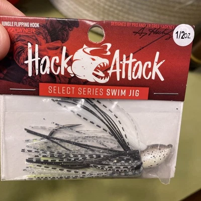 Plantilla de natación Strike King Hack Attack cubierta pesada 1/2 oz. Minnow negro verde  Foto 1 de 4