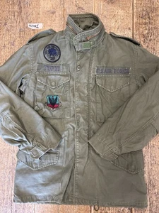 Alpha Industries M-65 OG-107 Giacca Jacket Cold Weather Made Usa Tg S Reg Vtg - Imagen 1 de 15
