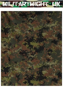 LONAS CAMUFLAJE MILITAR ESCALA 1 32/1 35 HOJA DIORAMA FLECKTARN ALEMANAS MODERNAS - Imagen 1 de 2