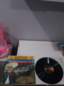 LP VINYL ANTONIO AGUILAR.- 15 EXITOS 15 CORRIDOS DE CABALLOS FAMOSOS - Picture 1 of 3