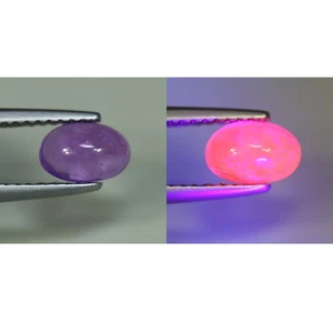 0.74 Cts_Antique Stone_100 % Natural Unheated Uv Color Change Hackmanite_Mogok - Bild 1 von 5