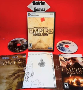 Empire Total War *Incomplete* w/Box Extras Windows PC CD-Rom Video Games - Picture 1 of 1