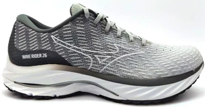 Scarpe da corsa Mizuno uomo Wave Rider 26 SSW stringate grigio bianco taglia 11,5 - Foto 1 di 5