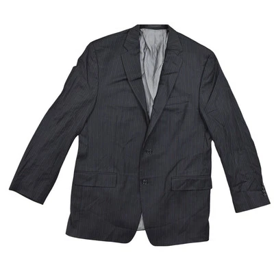 Calvin Klein Black Wool Blazer 42L Preowned - Men's 100% Wool Premium Canada - Image 1 of 4