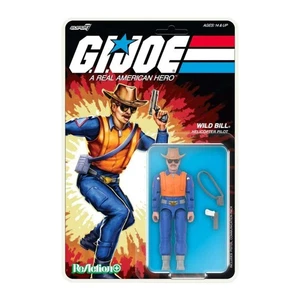Super7 G.I. Joe Reaction+ Wave 03 (Cartoon) - Wild Bill (Cartoon) Action Figure - Picture 1 of 3