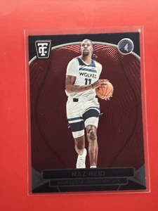 Espejo granate Naz Reid 2025 Panini totalmente certificado n.º 43 NBA Timberwolves 😎 - Imagen 1 de 3