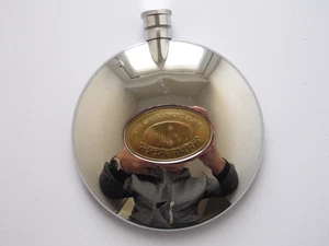 SCOTTISH GRANTS OF DALVEY EDELSTAHL 4,5" WHISKY / SPIRITUOSEN FLÜFTFLASCHE - Bild 1 von 5