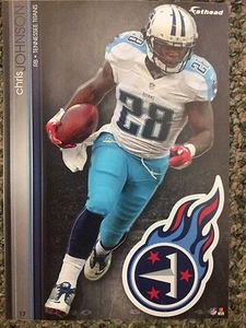 Fathead Tradeables Chris Johnson #17 - Titans - Picture 1 of 1