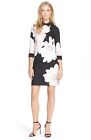 TED BAKER 8 (1) BEAUTIFUL KIDA BLACK BLOSSOM FLOWER COLLAR DRESS IMMACULATE