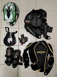 Kinder Schutzausrüstung Moped /Pocketbike Rennsport Komplettpaket - Bild 1 von 1