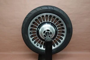 2007-2011 Harley Davidson Electra Ultra Classic FRONT WHEEL RIM TIRE 130/80 B17 - Picture 1 of 12