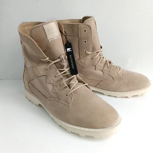 Sorel Caribou OTM Waterproof Boots Ancient Fossil Beige NM4496-271 Men's 13 - Picture 1 of 14