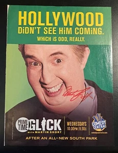 MARTIN SHORT signierte Comedy Magazin Seite auf Jiminy Glick Film - Bild 1 von 3
