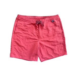 Patagonia Wayfarer Board Shorts Size 36 Red Pockets Drawstring 7" Inseam - Picture 1 of 8