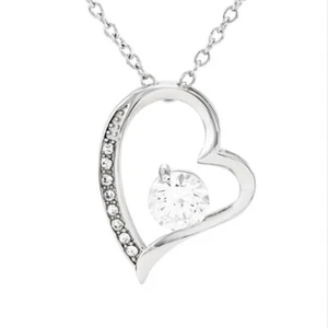 Forever Love - Halskette, 14k Weißgold, 18K Gelbgold ✅ DE Händler - Bild 1 von 9