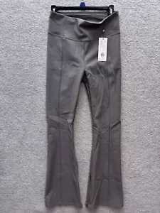Calia Leggings Donna MED Sculpt Svasato con Zip Grigio Scuro Yoga Pilates Pantaloni NUOVI - Foto 1 di 13