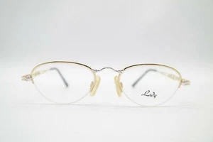 Vintage Yabi Spirit Lady 412 Gold Silver Half-Rim Glasses Frame NOS - Picture 1 of 6