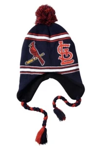 NUEVO Gorro tejido con pompón de invierno MLB de los Cardenales de San Luis 22/09/24 SGA Equifax - Imagen 1 de 6