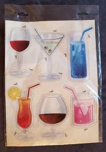 Rowan Suitcase Party Drinks Stickers - Waterproof & Washproof - Self-Adhesive - - Picture 1 of 2