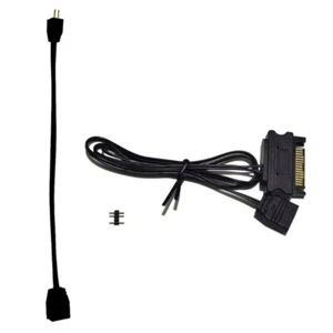 4Pin 12V to 3Pin 5V ARGB Computer Temperature Speed Control CPU Fan Controller - Photo 1/9