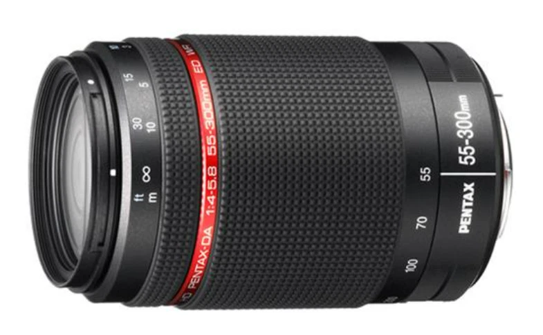 PENTAX telephoto zoom lens HD PENTAX-DA 55-300mmF4-5.8ED WR - Image 1 of 1
