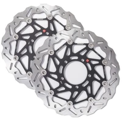 Braking SK2 front Pair of brake discs Triumph Thruxton R 1200 ABS 2016-2017 Foto 1 de 4